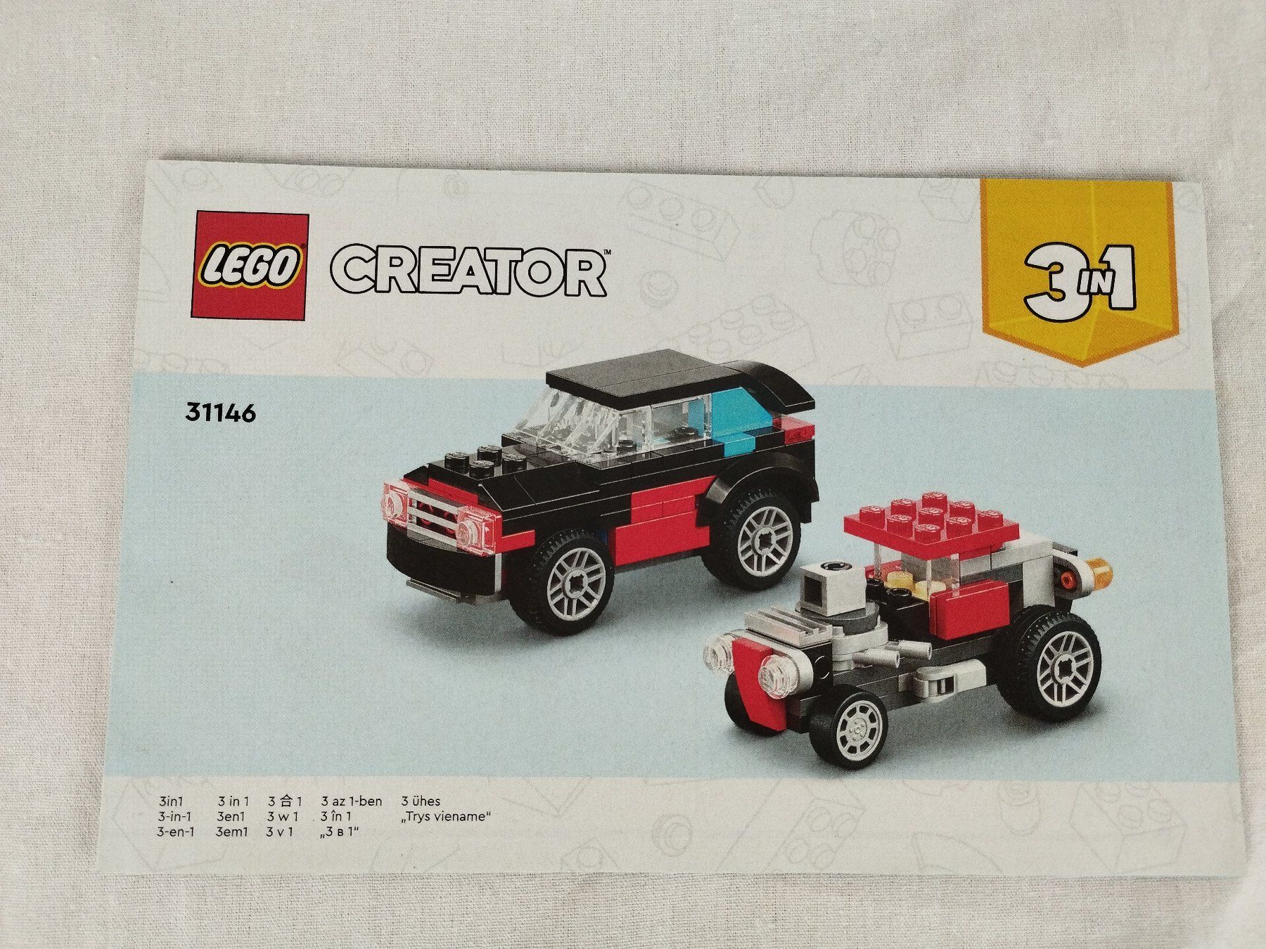 Lego Jeux de construction: LEGO Creator 31146 Tieflader mit Hubschrauber – D'occasion à Schübelbach par Restwert_Schubelbach 2