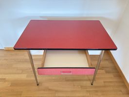 Kelko Küchentisch rot / Vintage 60er