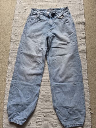 helle breite Jeans