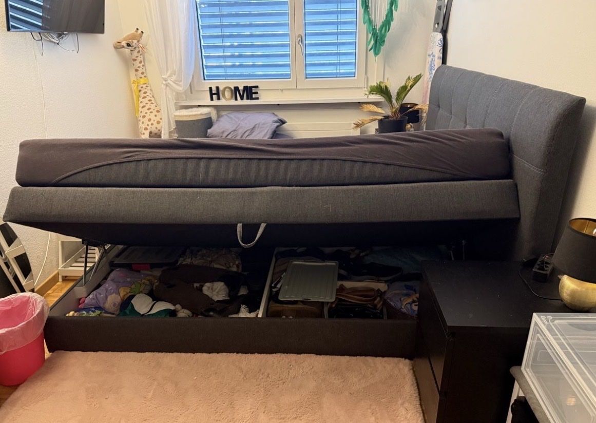 Letti: Ab 1 CHF Boxspring Bett 160x200 – Usato da Wädenswil venduto da Klaus2019 2