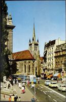 LAUSANNE Place St-François - Auto, Bus