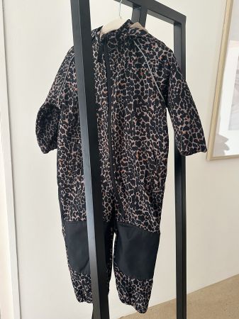 Name It Softshell Overall Leopard Muster selten gebraucht