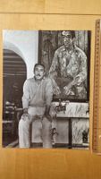 Anthony Quinn, Original Autogramm auf Magazinseite  in s/w