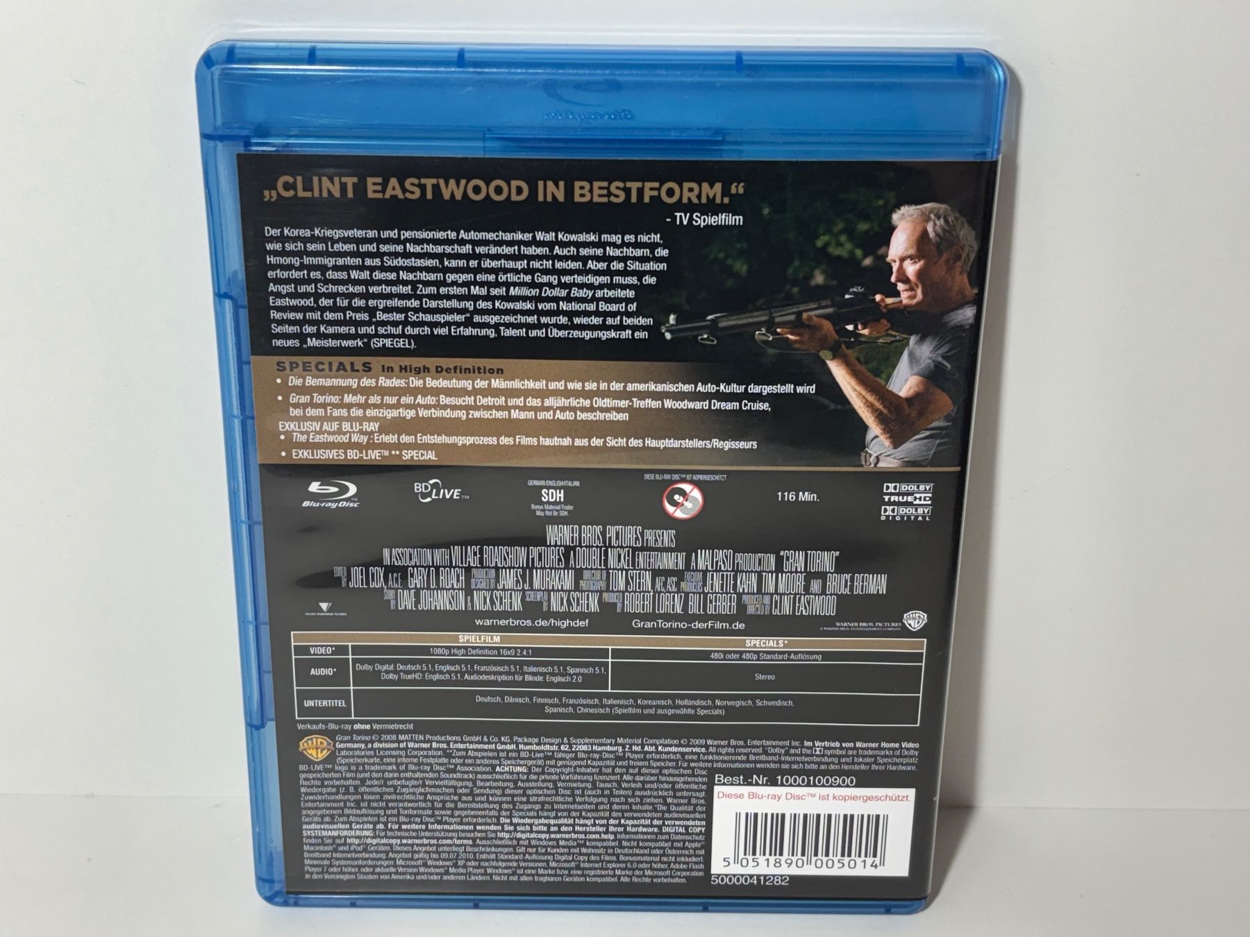 Alle DVDs: Gran Torino Blu Ray – Gebraucht aus Wilderswil von Mr.Fury 1