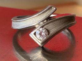 Silberring Swing 80 ies (52)