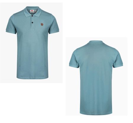 Fjällräven Herren Polo Shirt Övik classic/Clay blue/Gr. S