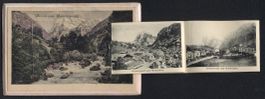 Leporello-AK Grindelwald, Hotel Bär, Ba