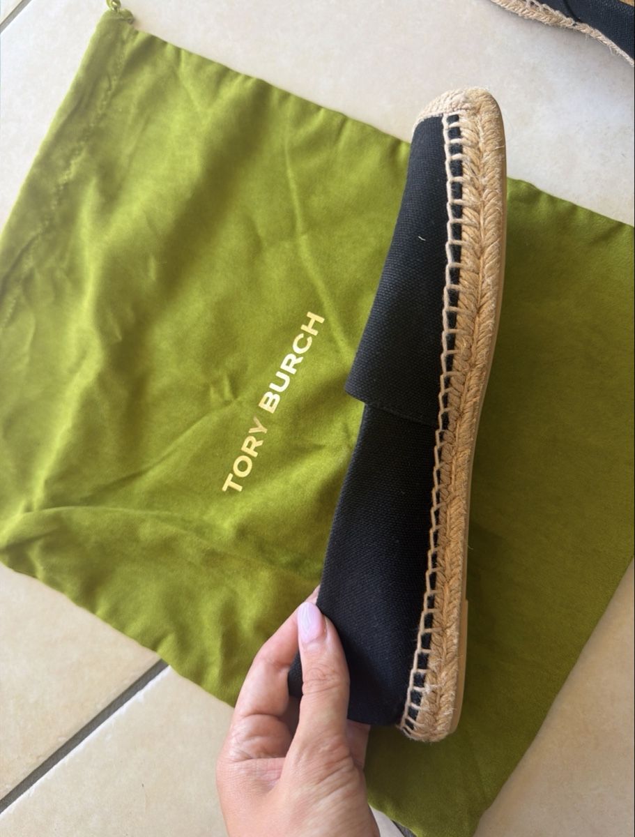 Tory Burch Damenschuhe: Tory Burch Espadrilles schwarz mit Stoffbeutel – Neu (gemäss Beschreibung) aus Utzigen von Natalie_Jenni 1