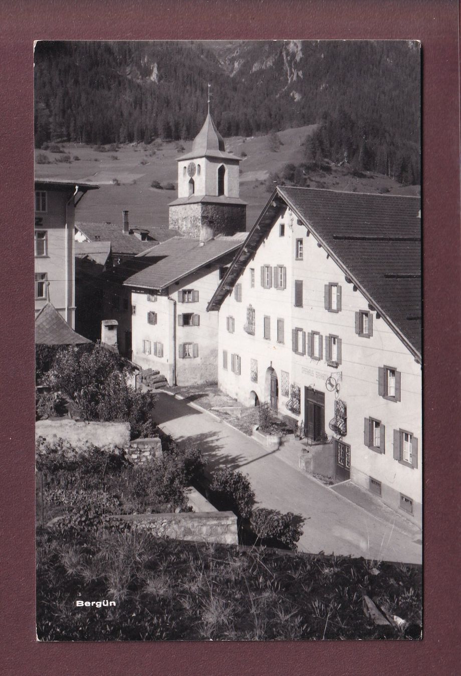 Cartes postales: BERGÜN - 1953 – D'occasion à Pully par nicecards