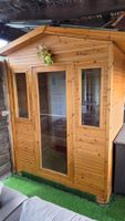 Infrarotkabine Holz mit Glasfront guter Zustand