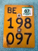 BE 198 097 Mofa Nummernschild
