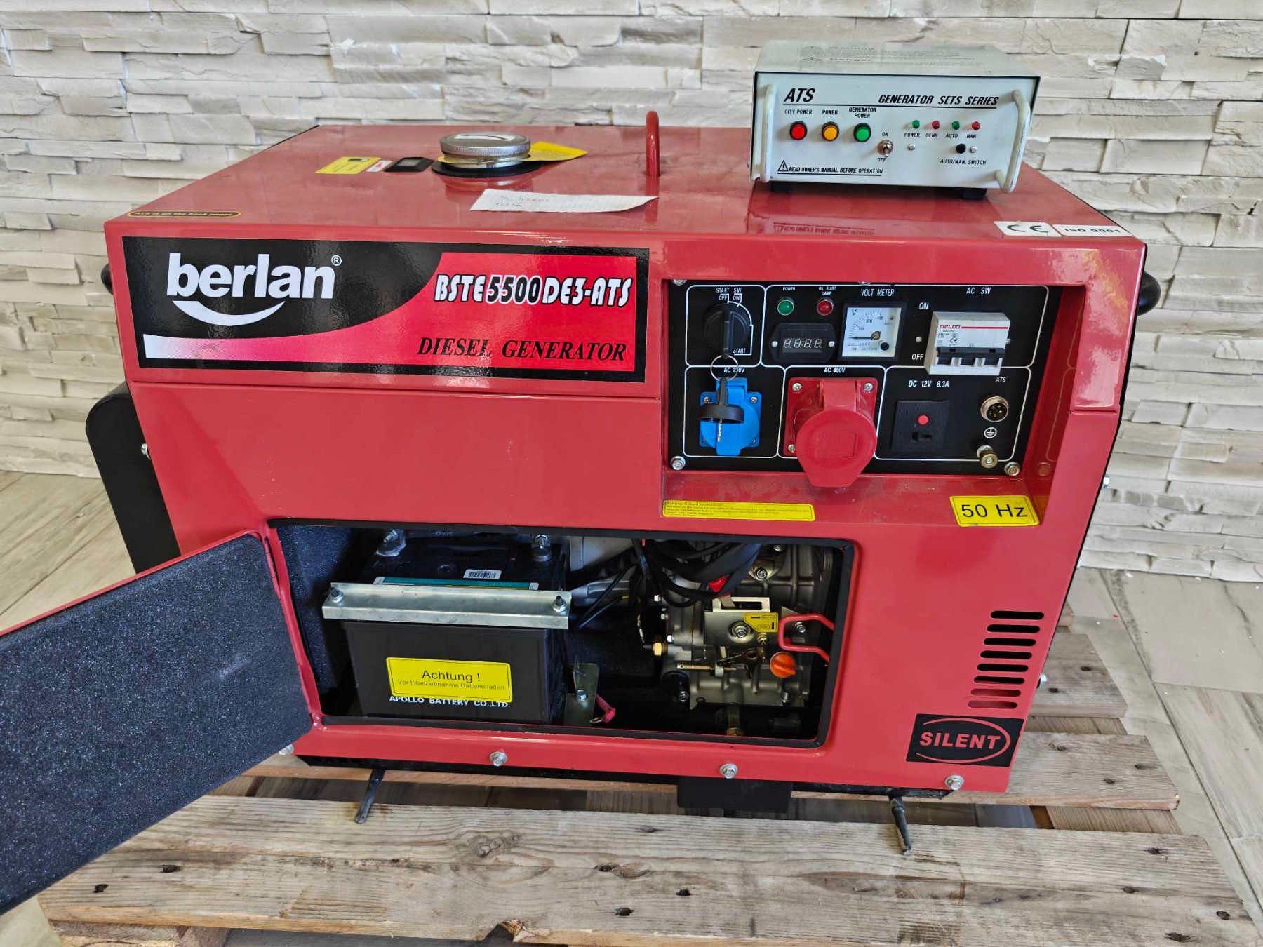 Generatori di corrente: Diesel Stromerzeuger 8,57PS 5000W Notstromaggregat Generator – Difettoso da Baar venduto da Werkzeugzentrum 1