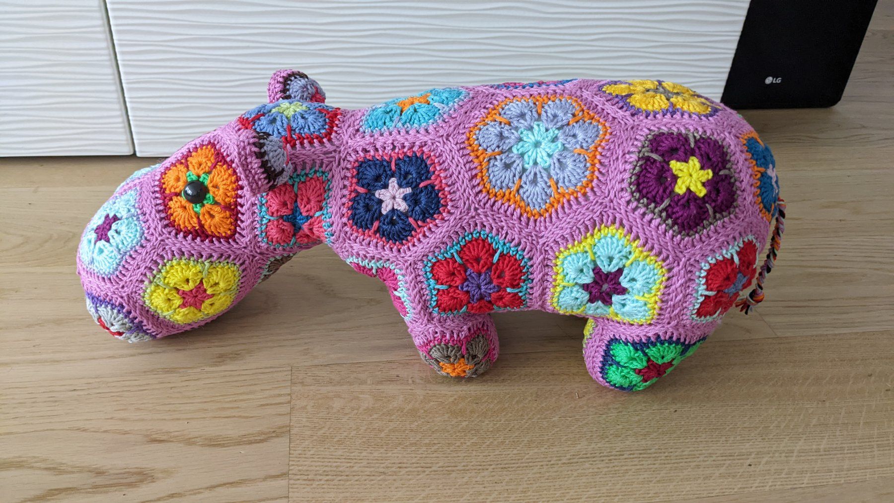Spielzeuge: wunderbare Häkeltiere-”African flower” Technik – Neu (gemäss Beschreibung) aus Zürich von pisamun 6