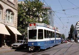 DIA Zürich VBZ Tram 2055 1988 (R)
