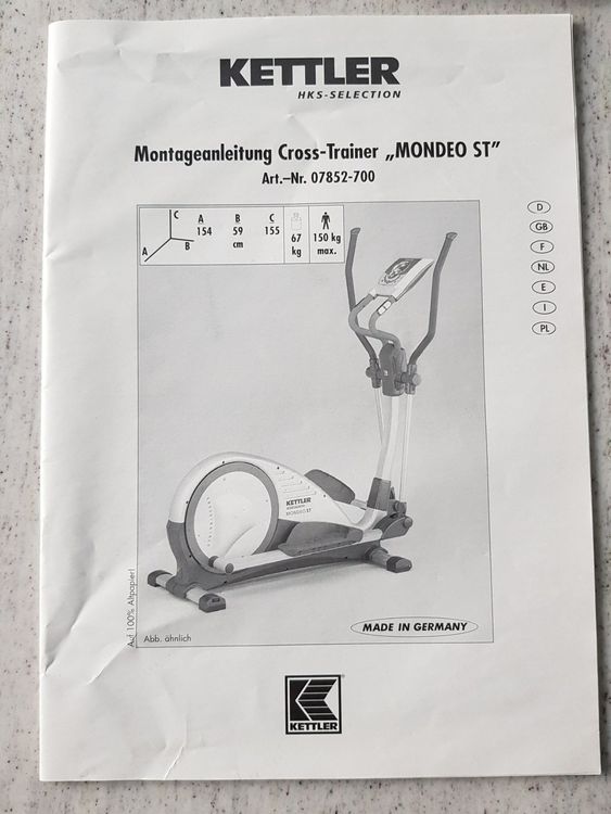 Kettler Crosstrainer Mondeo ST HKS Selection Comprare su Ricardo