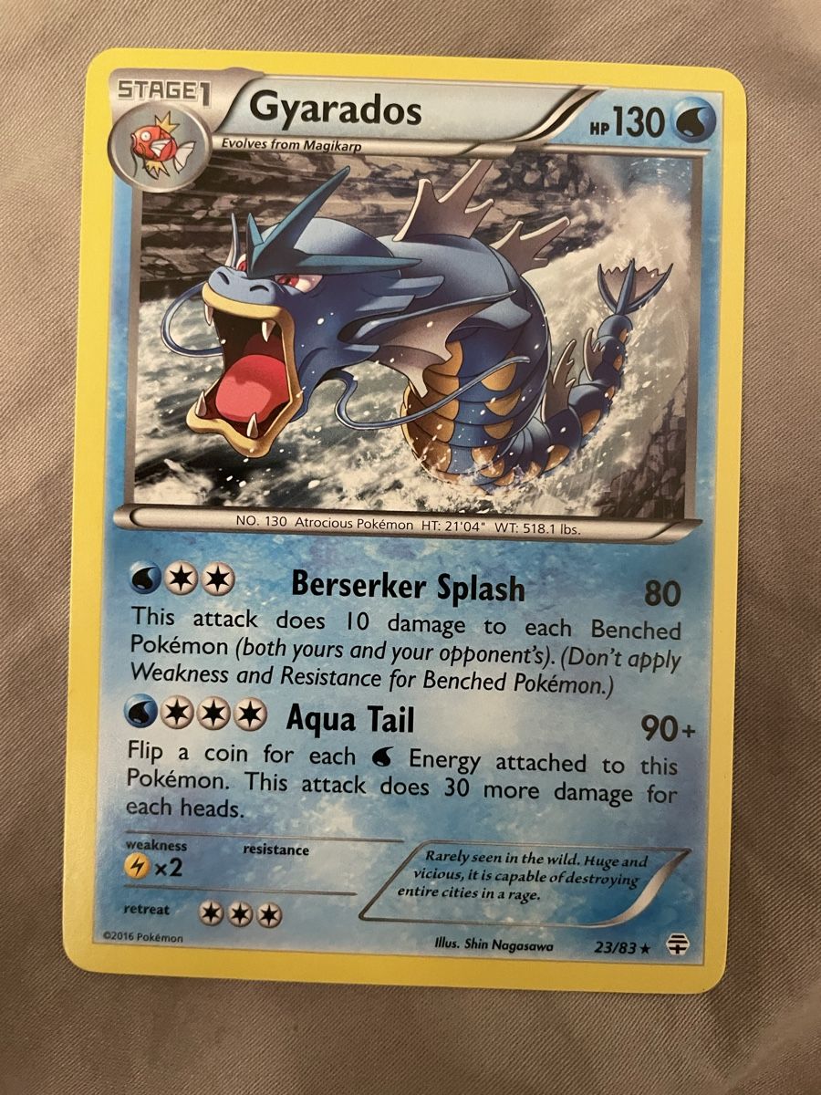 Pokémon Carte collezionabili: Gyarados – Usato da Hergiswil NW venduto da rob_bmm8