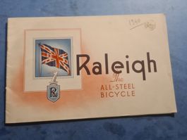 1940 RALEIGH BROCHURE ALL-STEEL BICYCLE VINTAGE