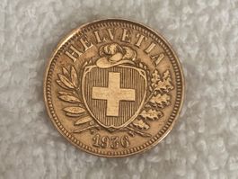 2 centimes/Rappen 1936