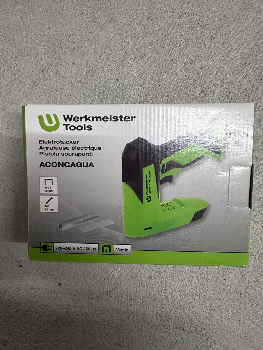 Tutti gli attrezzi: Werkmeister Elektrotacker – Nuovo e nell'imballaggio originale da Gossau (ZH) venduto da DSCapeta