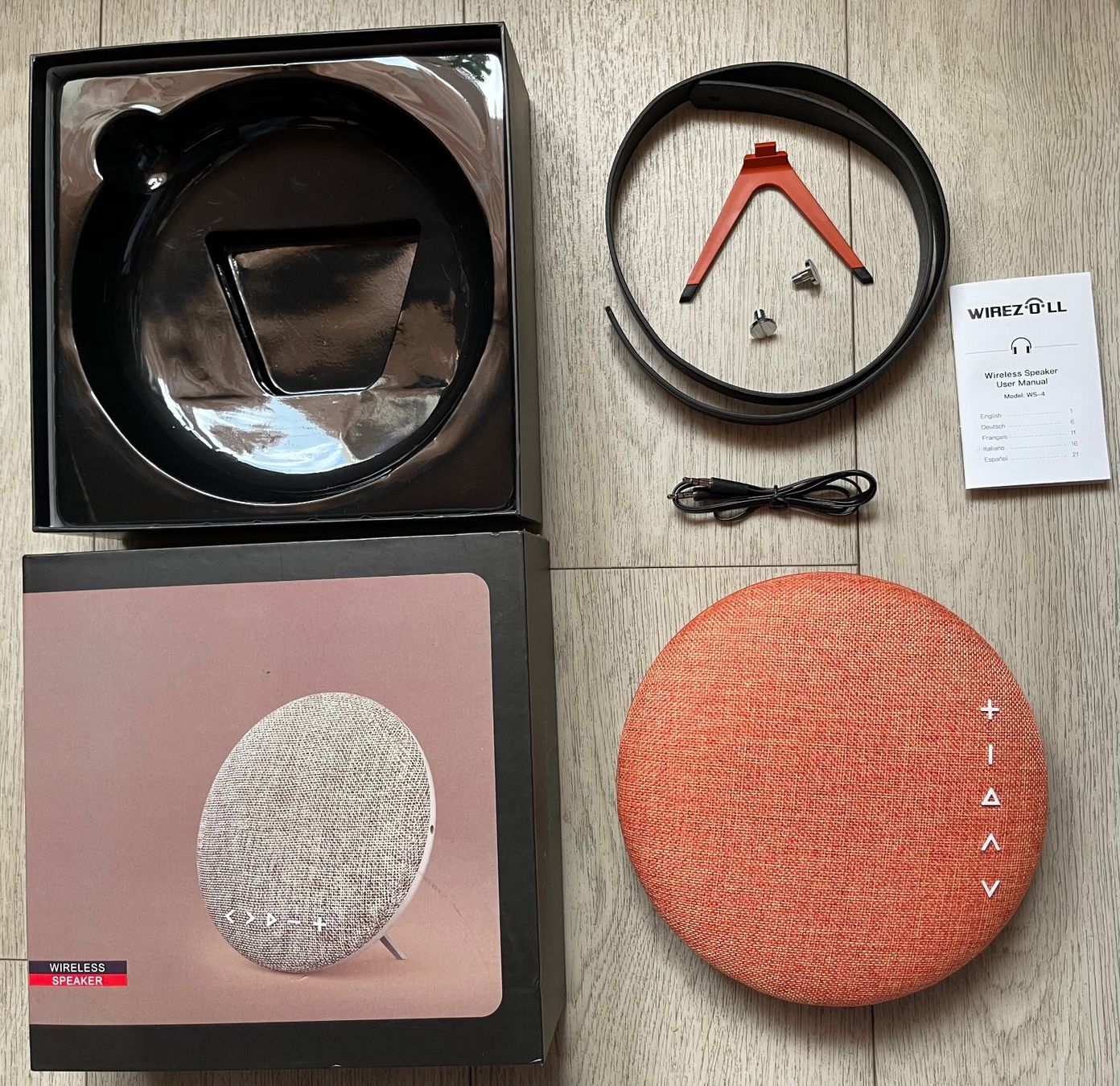 Casse acustiche: WirelessBluetooth Lautsprecher neuwertig, rot, /orange – Nuovo (secondo la descrizione) da Basel venduto da TOMFAN 7