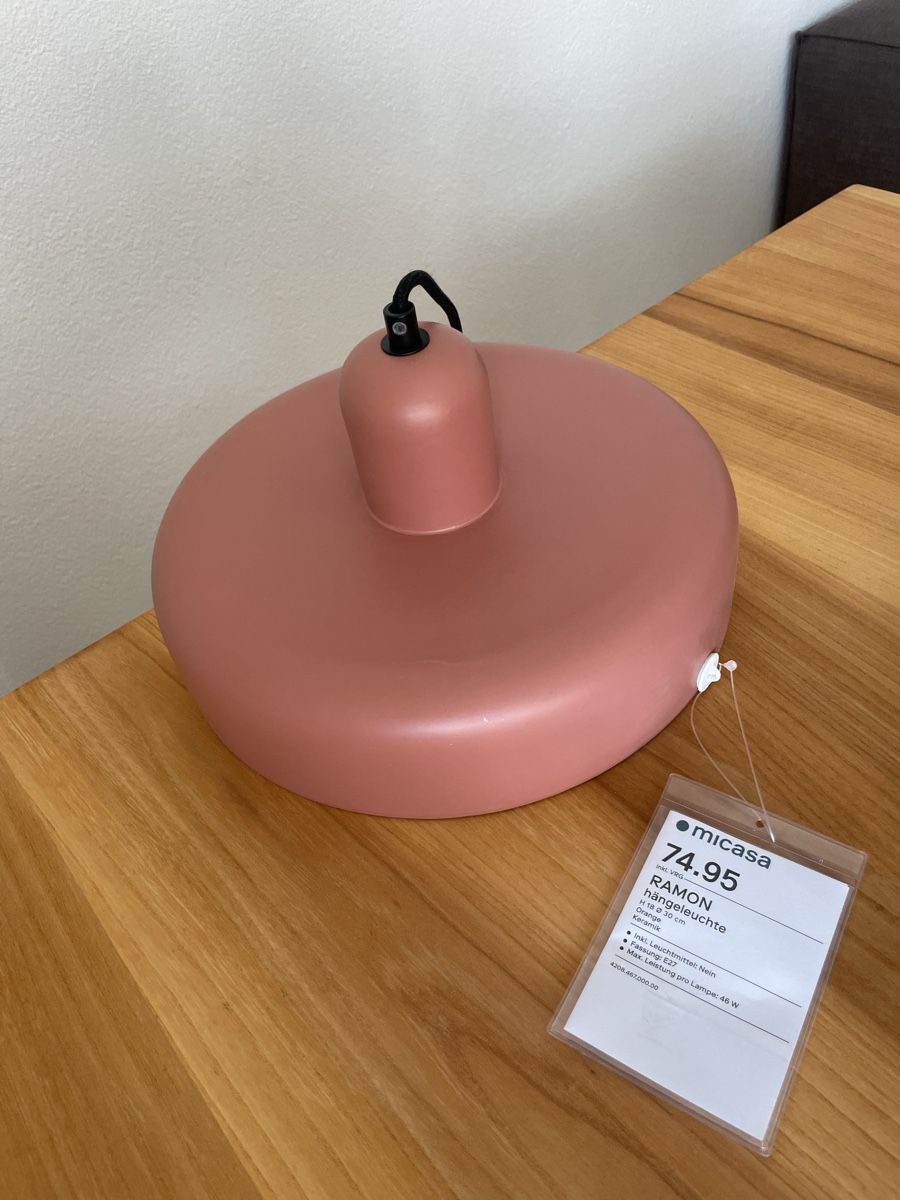 Micasa Lampadari & plafoniere: Deckenlampe Micasa Ramon – Nuovo e nell'imballaggio originale da Zürich venduto da verabiedermann 1
