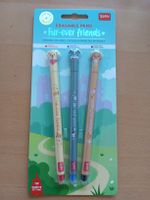LEGAMI Erasable Gel Pens Fur-ever Friends 3er Set 0.7mm NEU