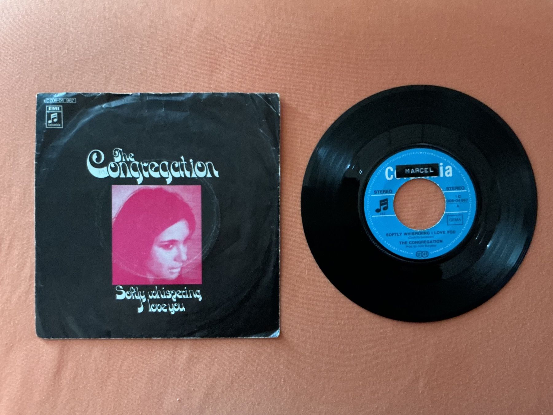 Dischi in vinile: Schallplatte Vinyl Single The Congregation-Softly Whispering – Usato da Stettlen venduto da togram4