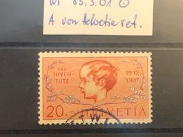 Klassiker PRO JUVENTUTE - retouchiertes A sauberer O !