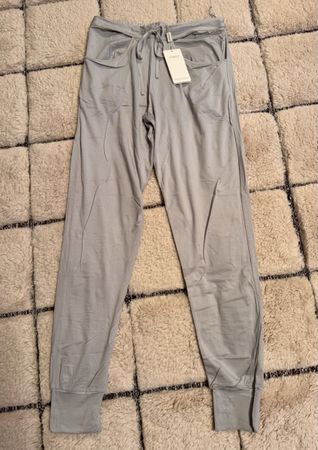Zimmerli Hose XS, Grau, Neu mit Etikett, Seide-Mix