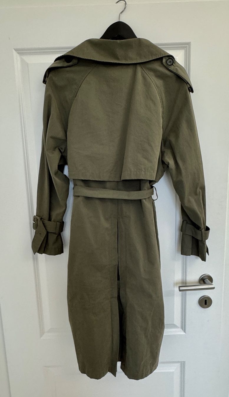 Zara Cappotti: Trench coat neuf vert Zara – Usato da giffers venduto da sev_c9x9 1