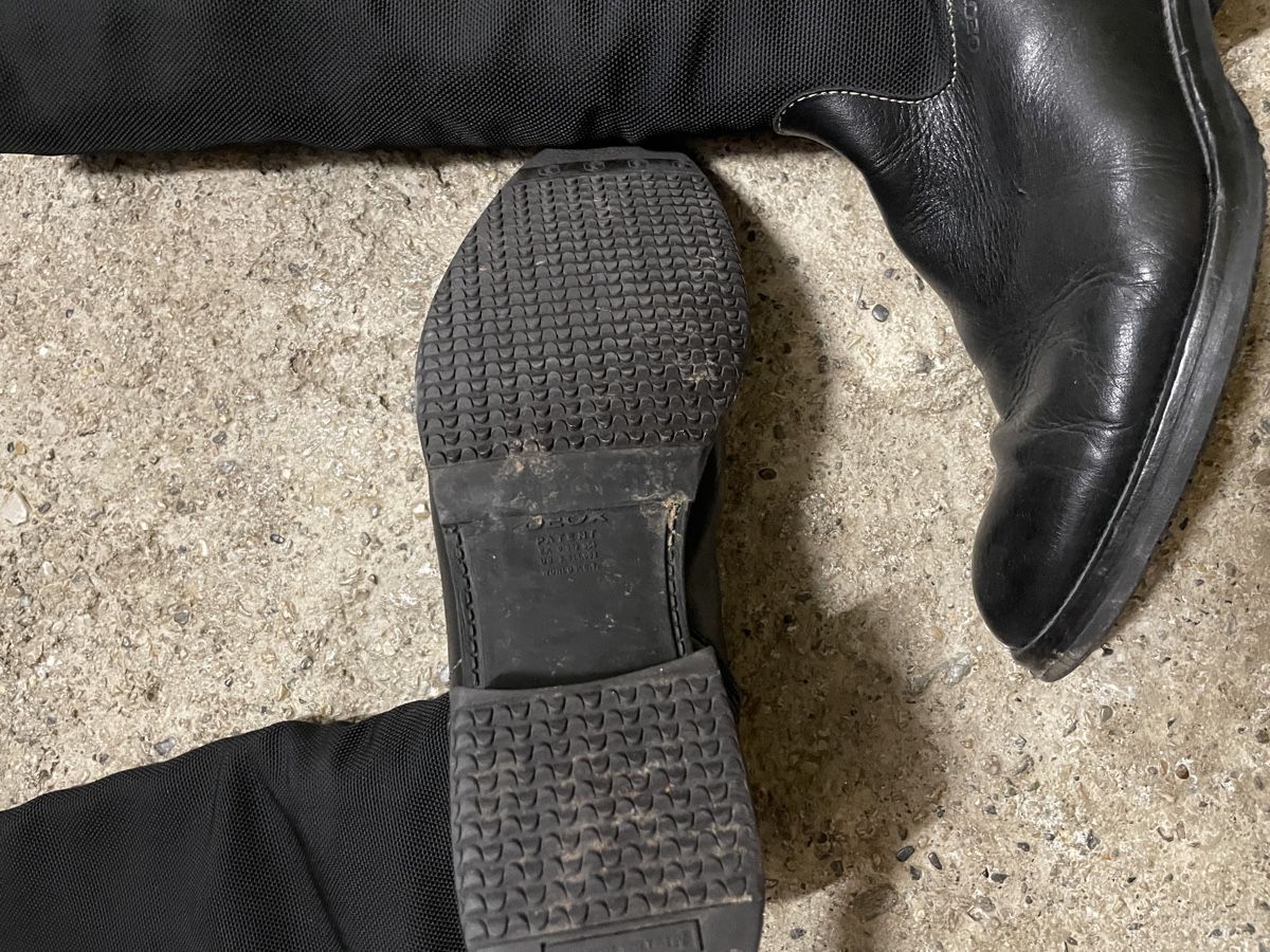 Geox Scarpe da donna: Geox Boots black leather textile size 39 – Usato da Neuchatel venduto da shi_9fzw 2