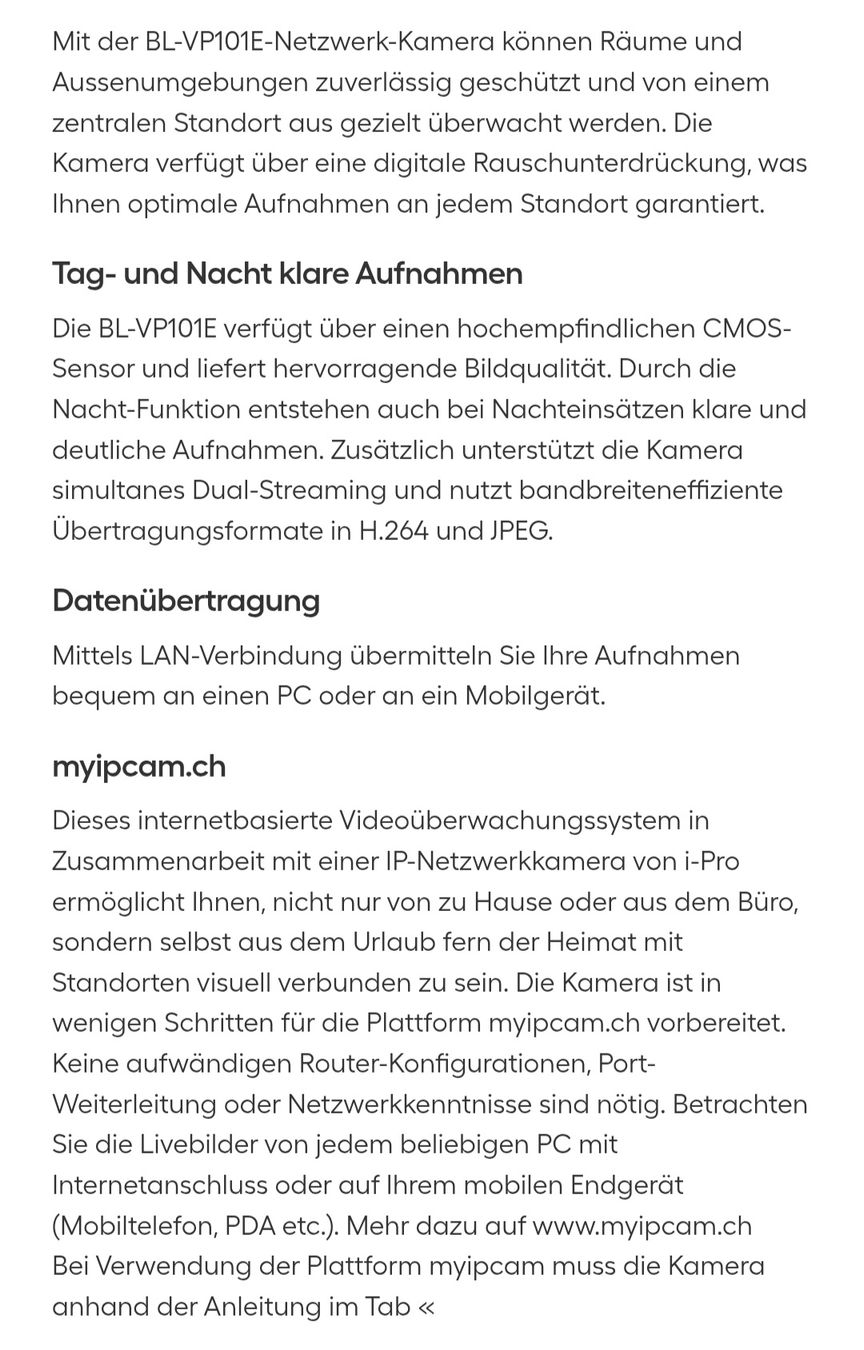 Webcams: Netzwerk-Kamera von Panasonic – Neu und originalverpackt aus Oberengstringen von kimbo26 3
