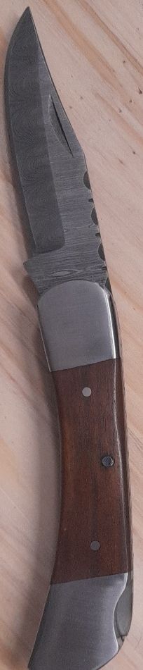 Coltelli tascabile: Couteau pliant lame Damas – Nuovo (secondo la descrizione) da Poliez-Pittet venduto da wilmout3