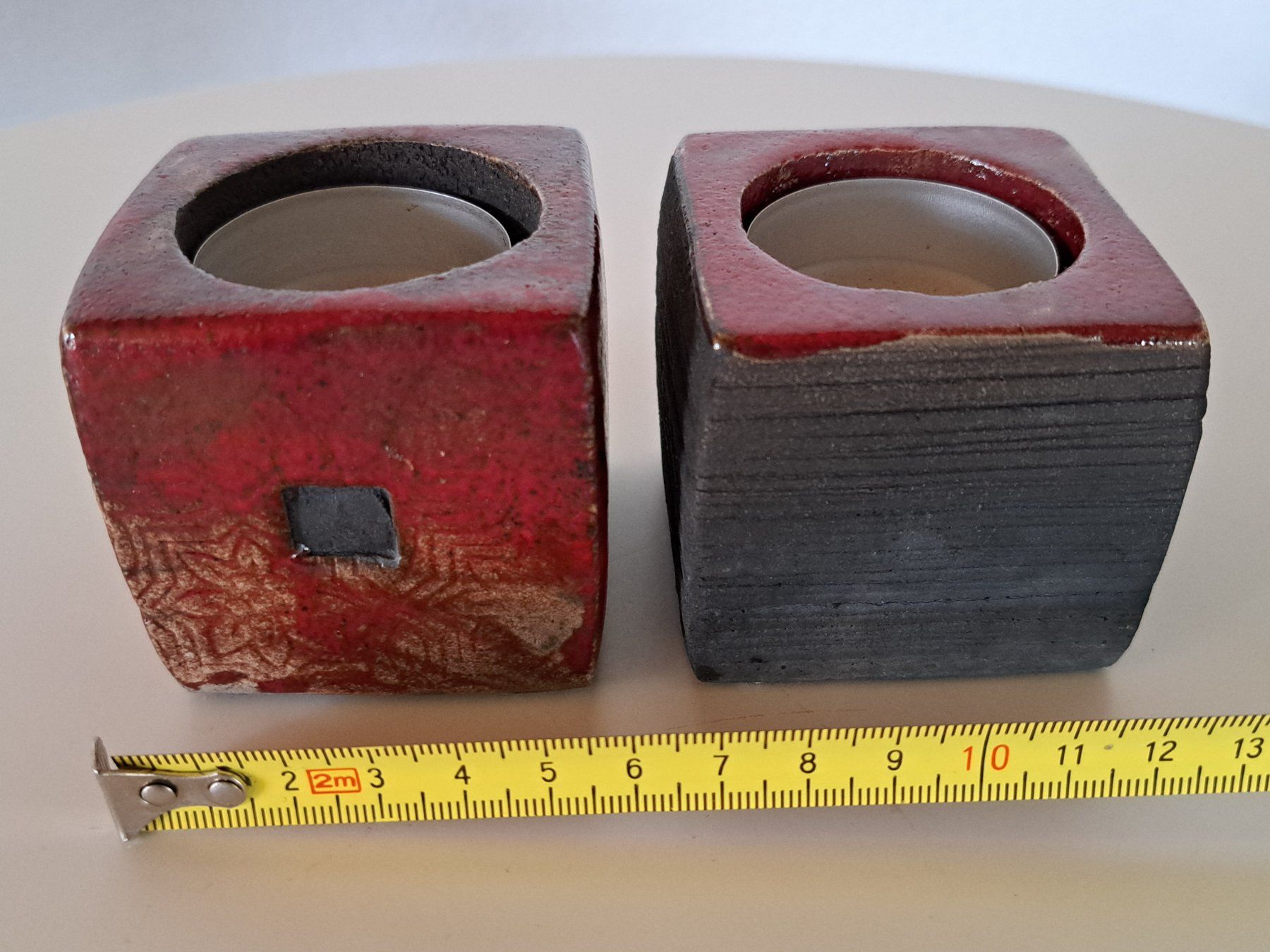 Portacandele: 2 gebrannte Kerzenhalter (Angebot 2) – Nuovo (secondo la descrizione) da Wichtrach venduto da LuckyLuke69 5