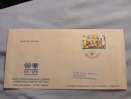 Lettre 1979 ONU Année internationale de l'enfant Anguilla