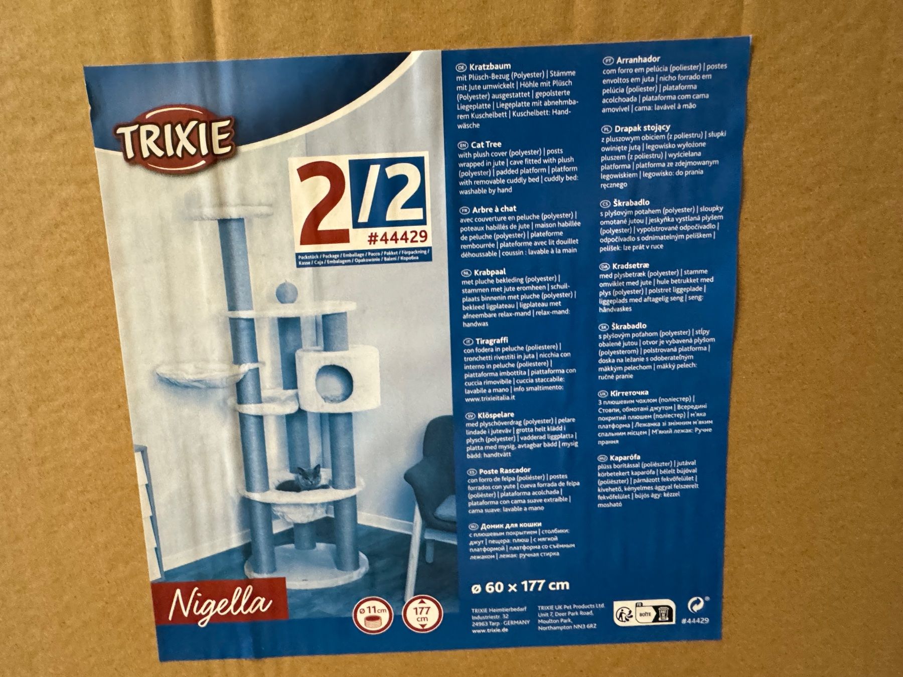 Tiragraffi: TRIXIE Katzenbaum Nigella – Nuovo e nell'imballaggio originale da Diessenhofen venduto da Osio