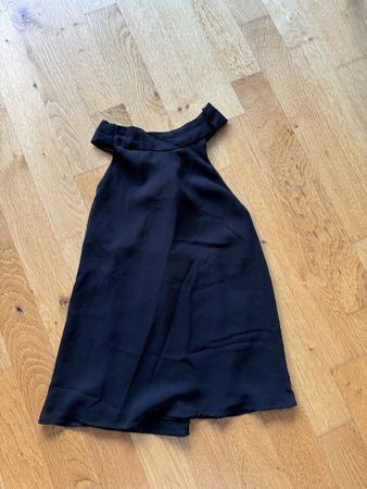 Schwarze Bluse von Zara Gr. 34 - Rückenfrei - Wickeloptik