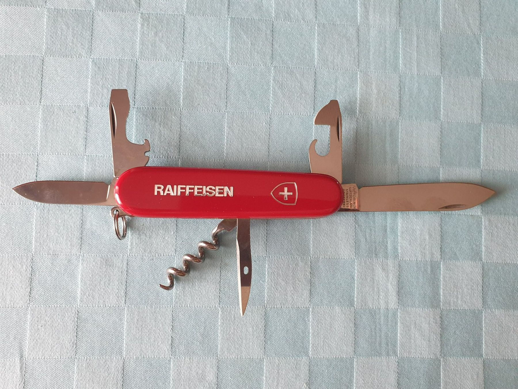 Victorinox Coltelli tascabile: Taschenmesser VICTORINOX RAIFFEISEN – Usato da Mörschwil venduto da spirspi 2
