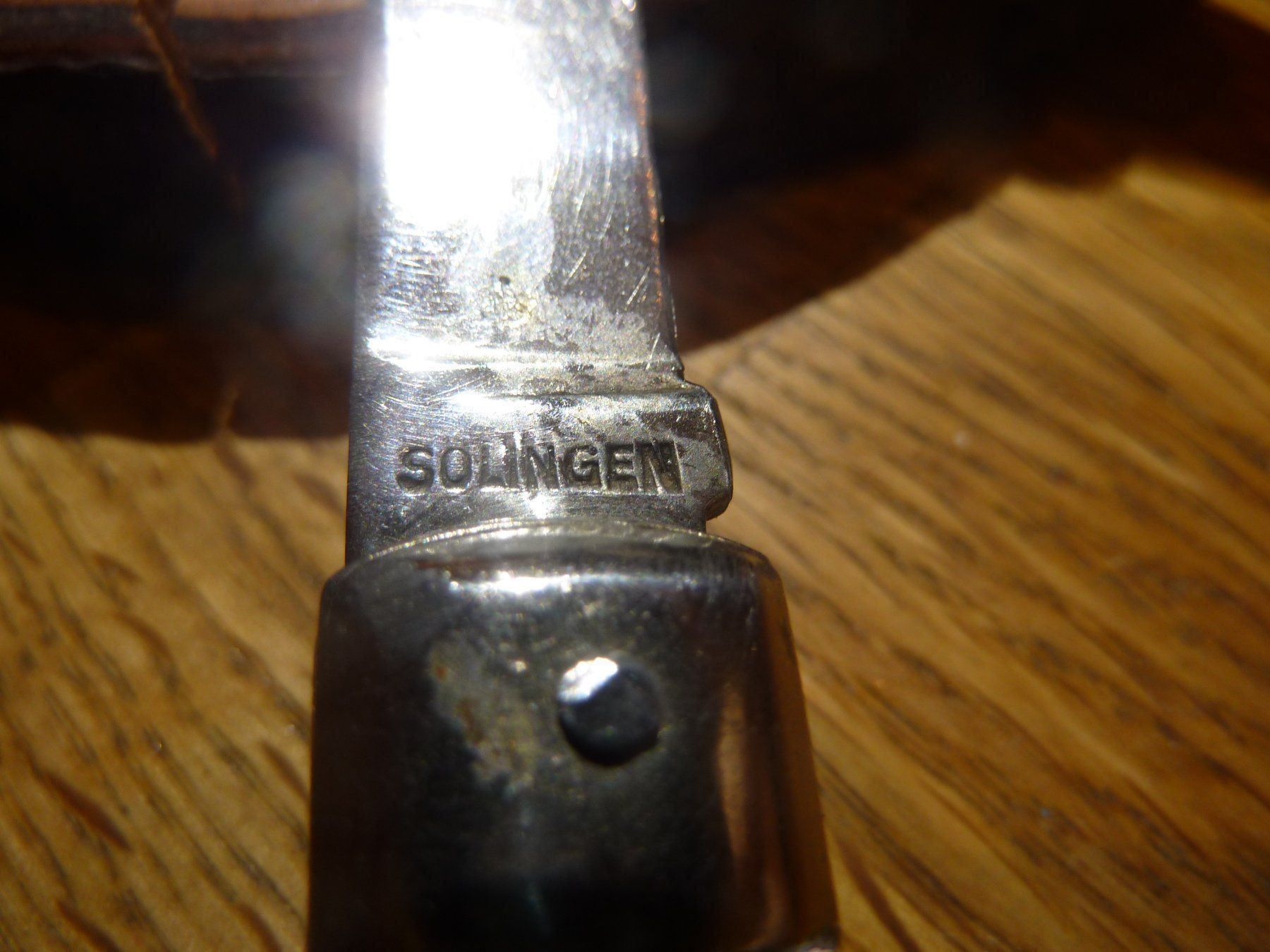 Taschenmesser: Antikes Sachmesser DECORA Solingen – Gebraucht aus Hochfelden von swissice 1