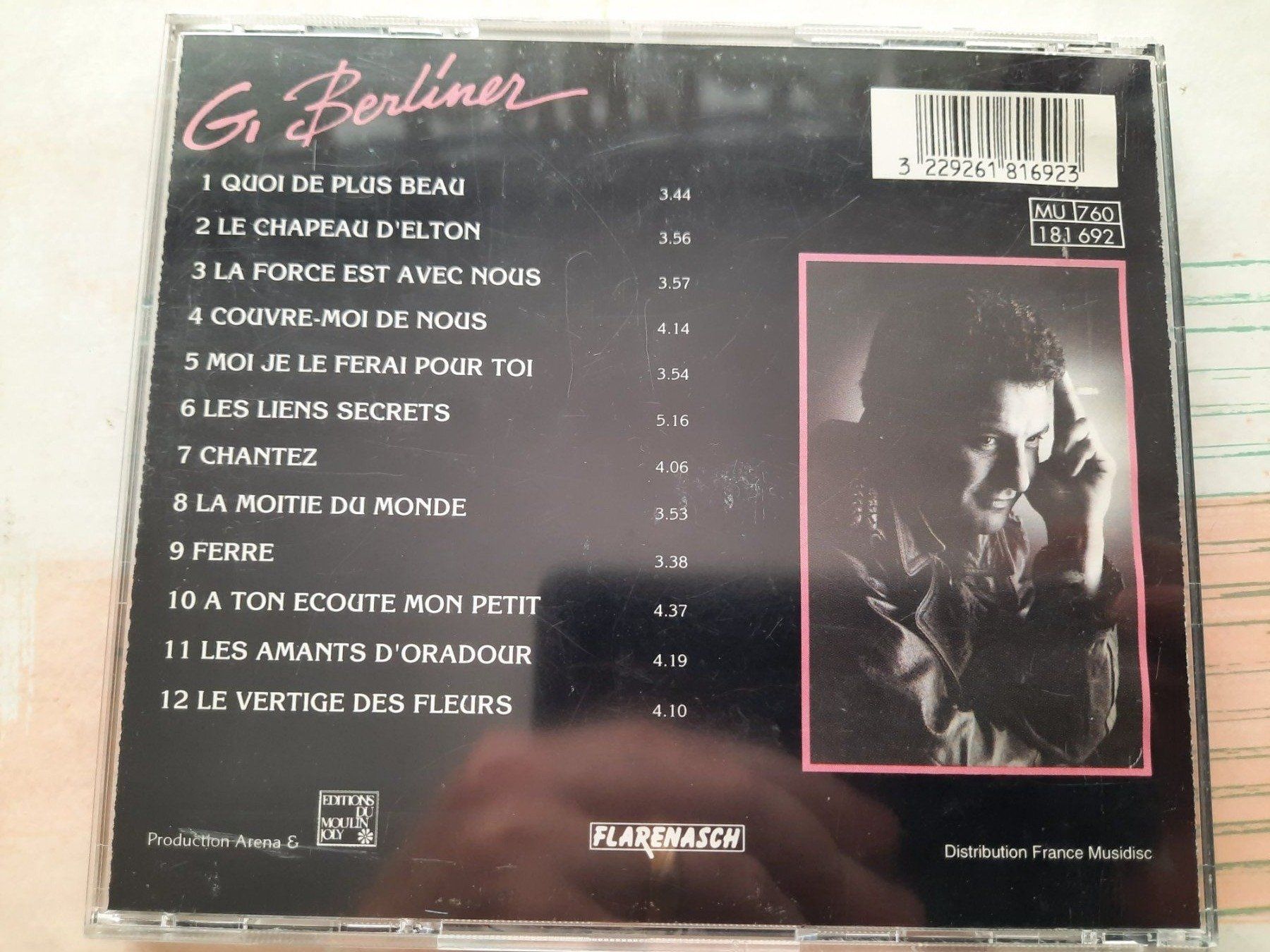 CDs: CD G. Berliner - Le vertige des fleurs – Gebraucht aus Pully von bro_n52j 1