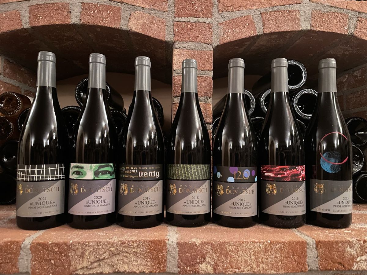 Donatsch Vino: Donatsch Pinot Noir Unique Vertikale 2015-2021 – Nuovo (secondo la descrizione) da Bülach venduto da Vinorosso2020