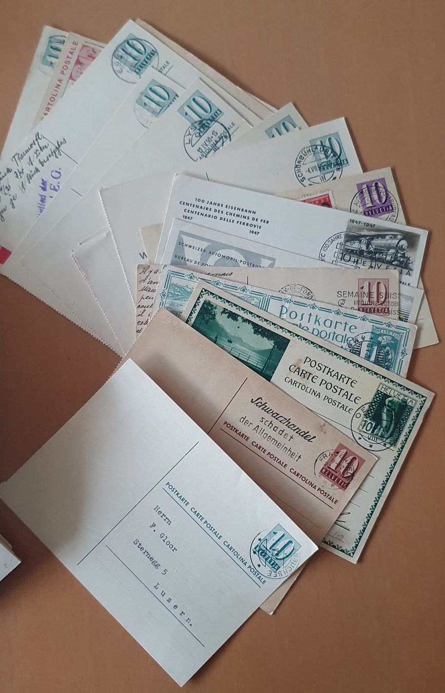 Tutti i francobolli: 300 ältere Ganzsache Schweiz – Usato da Kreuzlingen venduto da Rschweiz1 6