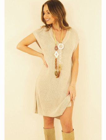 Strickkleid Capucine beige - 34/36/38