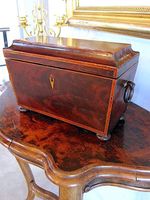 B0066 Antiker Tea Caddy/Tee-Schatulle George England ~1840
