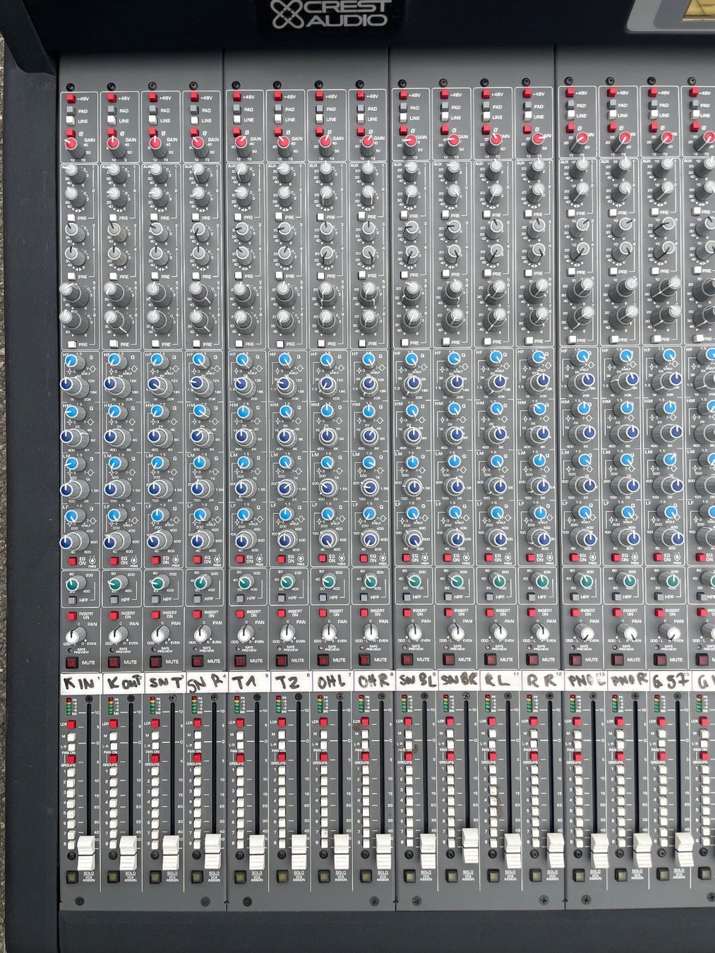 Console di mixaggio: Crest Audio X-VCA 48-Kanal Mischpult – Usato da Rünenberg venduto da votob 1