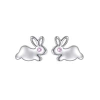 Ohrringe Hase Kaninchen Frauen Geschenk Zirkonia Ohrring