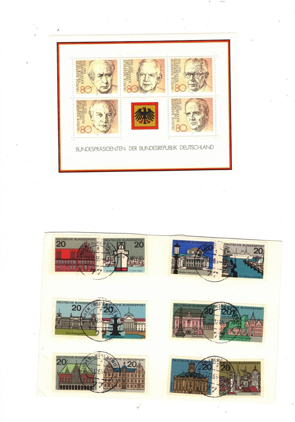 Tutti i francobolli: Deutsche Post Computer Briefmarken Rarität Blöcke – Usato da Widnau venduto da Seppl480 1