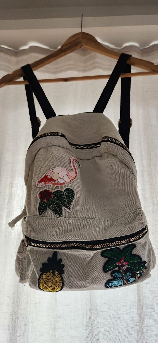 Zaini: Sommerrucksack Flamingo Ananas Patches – Usato da Zürich venduto da syl_bhd2 1