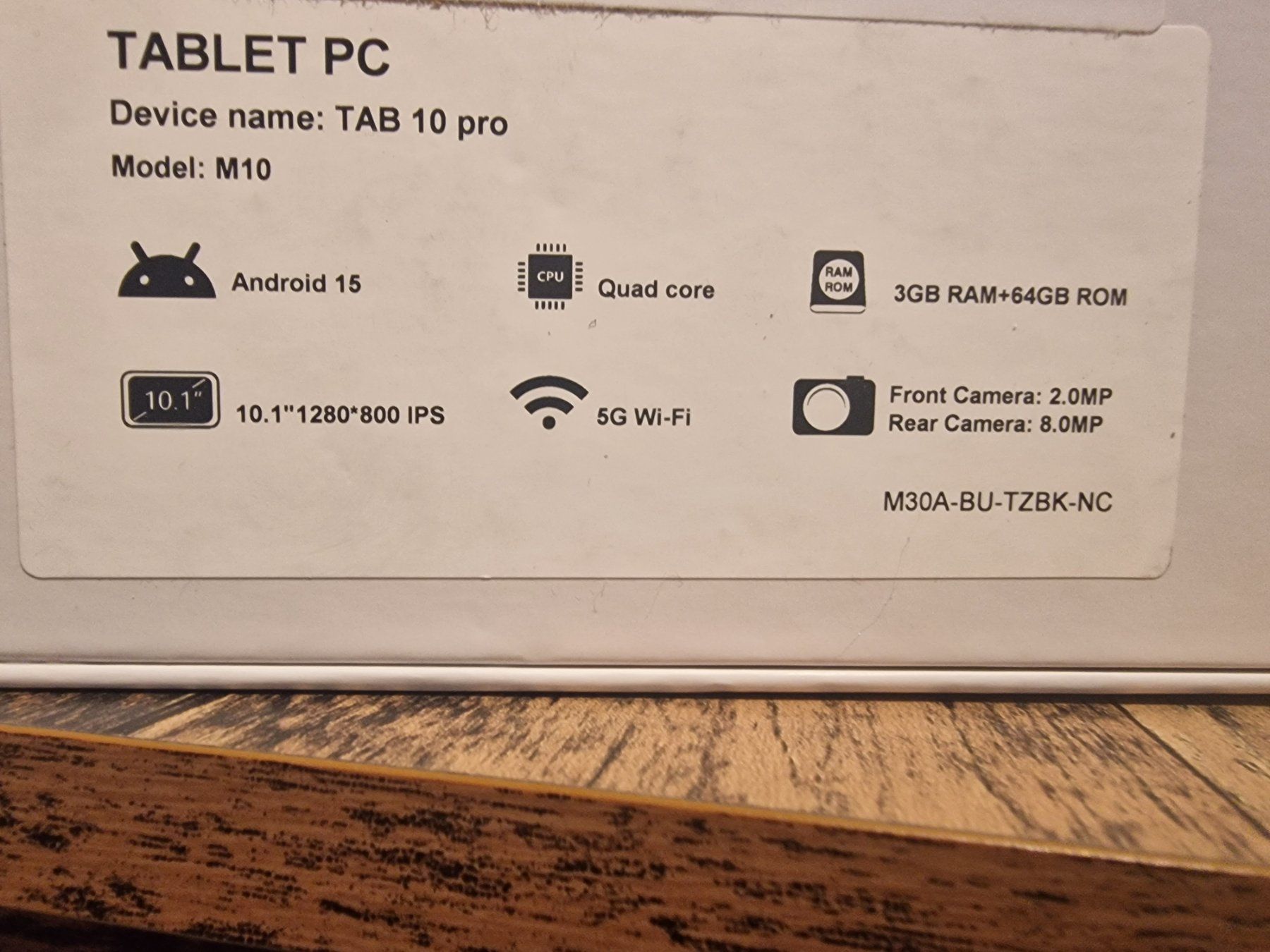 Tablet PC: Tablet Android M10 Pro – Neu und originalverpackt aus Unterkulm von saltand 2