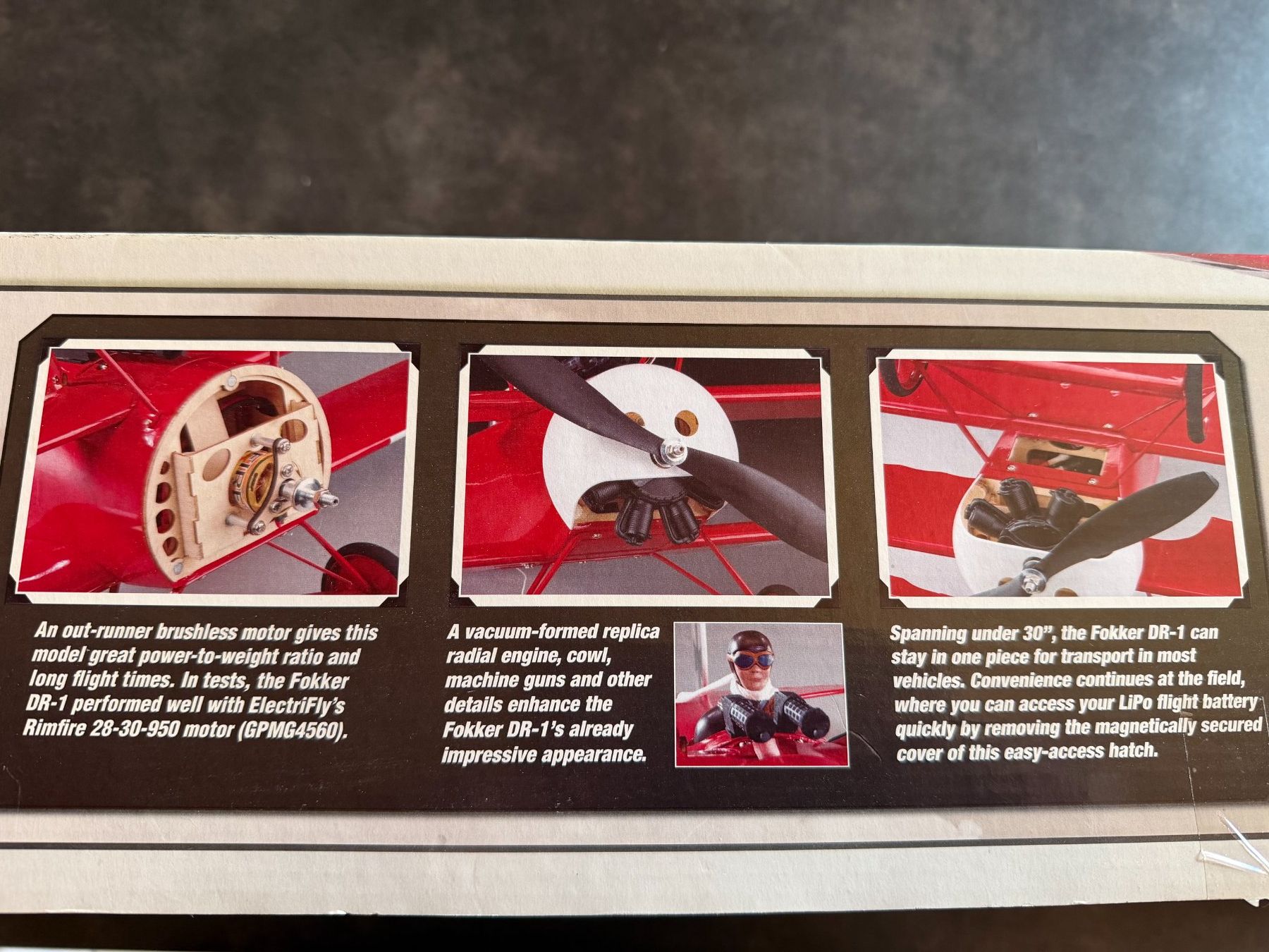 Modellismo RC: FOKKER  DR-1  DE  ELECTRIFLY – Nuovo e nell'imballaggio originale da Apples venduto da Gasscret 9